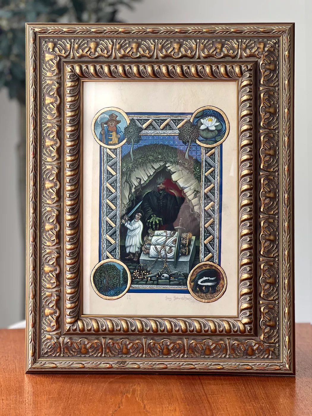 Frodo and the Barrow-wight ORIGINAL FREE SHIPPING