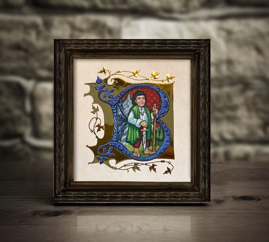 Hobbit Heros Minatures : Bilbo and the dwarves (2 prints) - Image 4