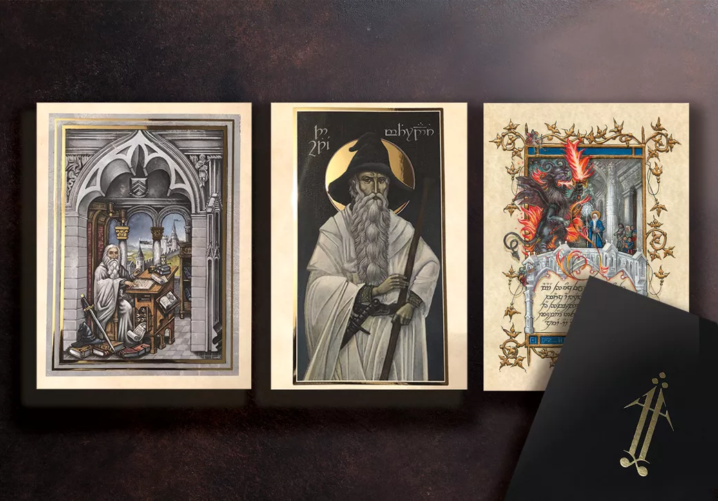 Gandalf Gold foil Series (3 prints)