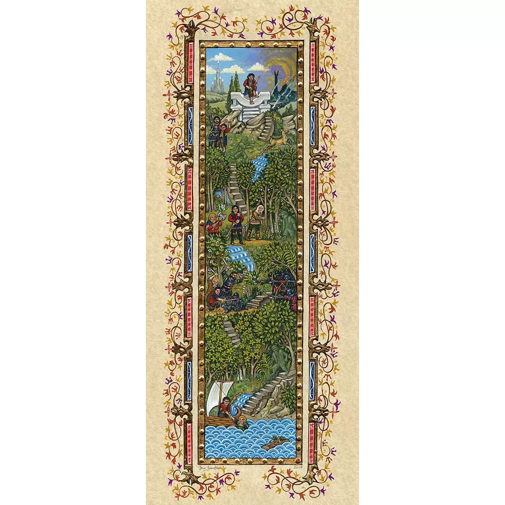 Lord of the Rings Large Triptych FREE SHIPPING - Image 3