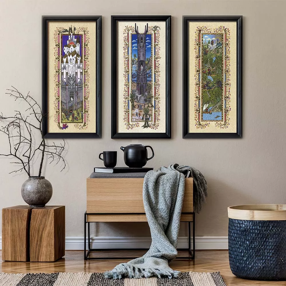 Lord of the Rings Large Triptych FREE SHIPPING - Image 5