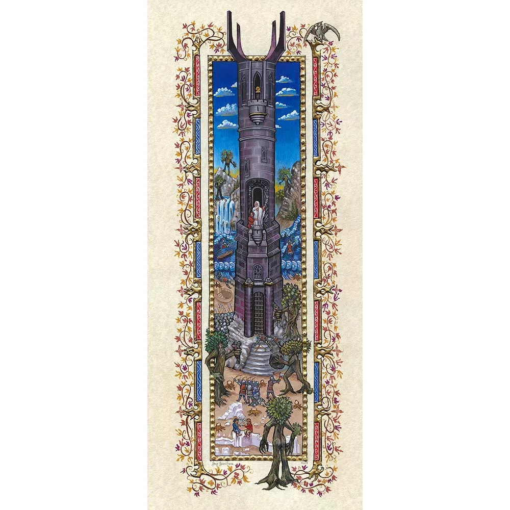 Lord of the Rings Large Triptych FREE SHIPPING - Image 4