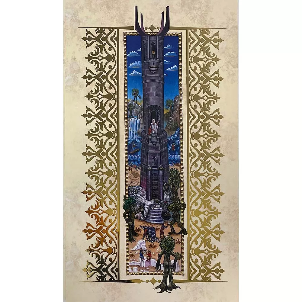 The Ents siege of Orthanc (Miniature)