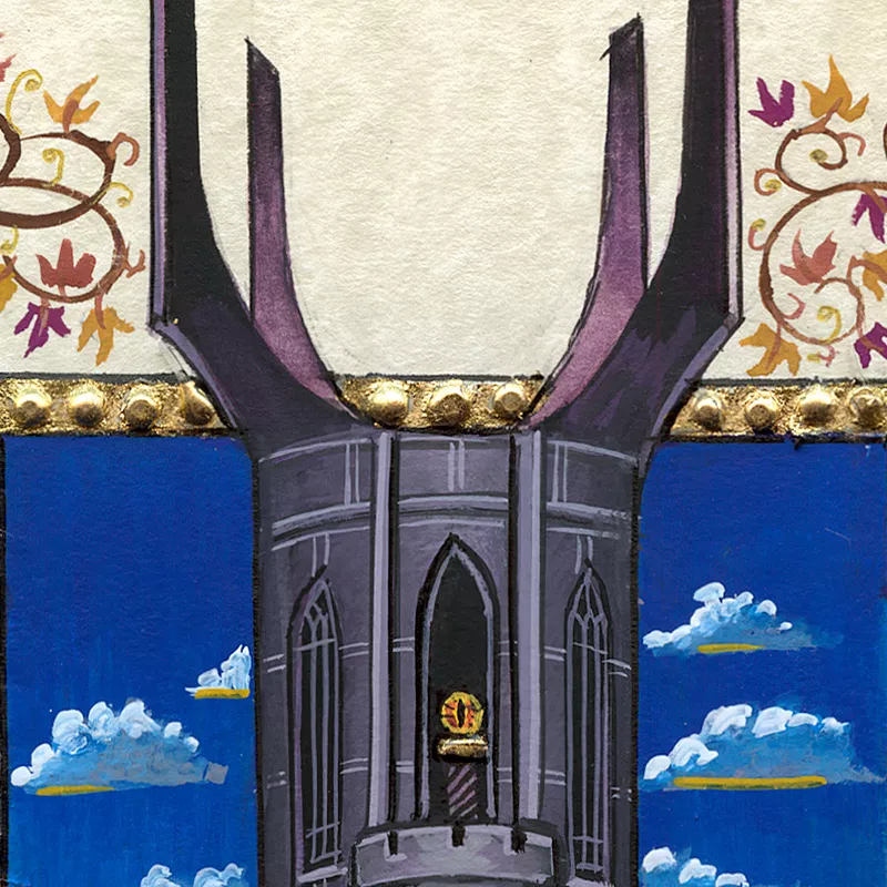 The Ents siege of Orthanc (Miniature) - Image 2
