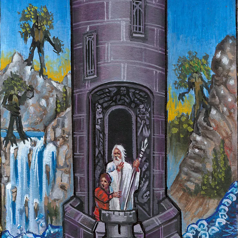 The Ents siege of Orthanc (Miniature) - Image 3