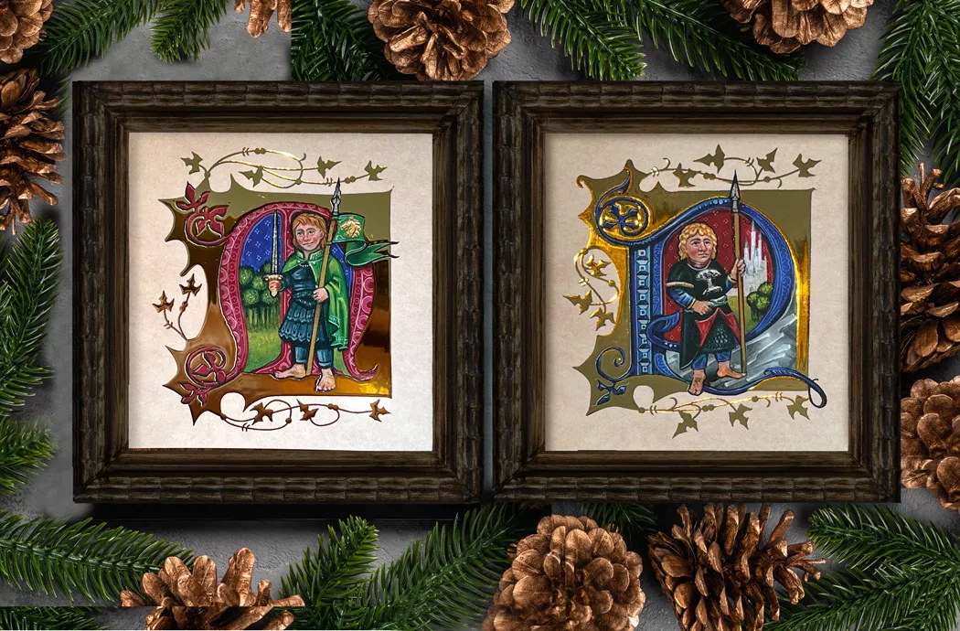 Hobbit : Merry and Pippin 2 prints FREE SHIPPING