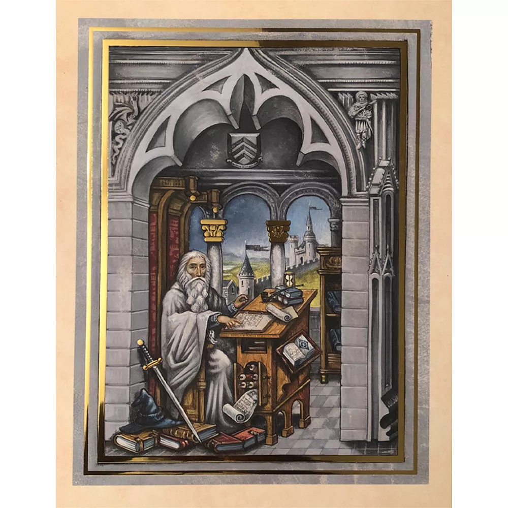 Gandalf In the Library at Minas Tirith
